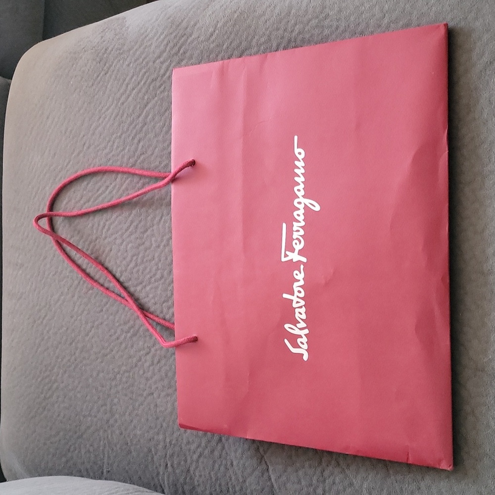 COPY - Salvatore Ferragamo Red Shopping Bag